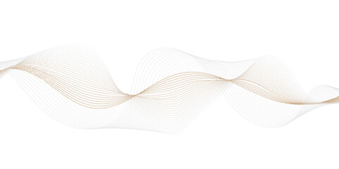 Abstract vector illustration featuring smooth wave lines on a transparent background.Elegant and Minimal Vector Illustration Representing Digital Movement, Technology Innovation, and Modern Data Visua