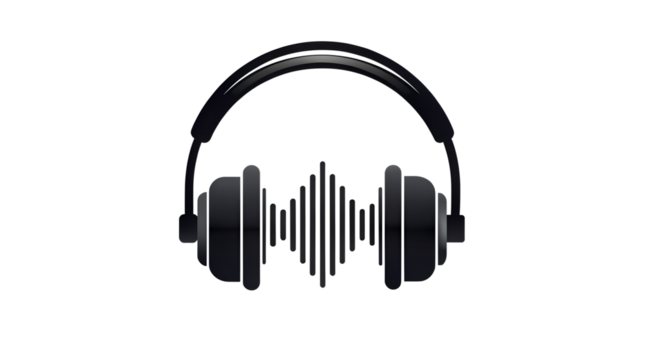 headphones  isolated on white background. PNG Transparent file type with high definition quality And vibrant color grading Available.