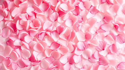 Obraz premium Delicate pink rose petals background design