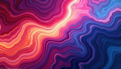 Obraz premium Abstract swirling marble effect in vibrant hues , texture, shapes, contemporary