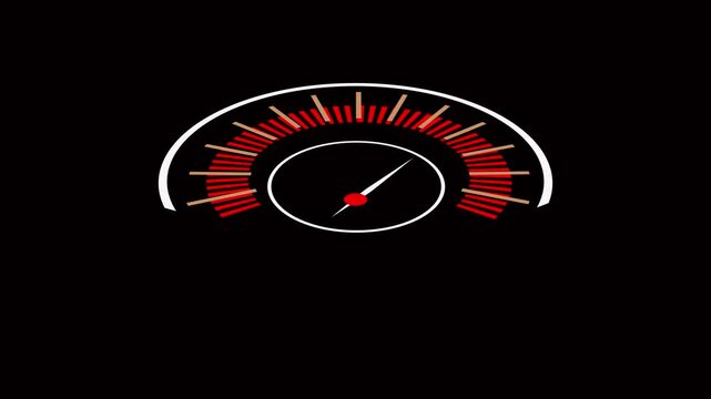 Sleek 3D animation of an icon, indicating a 60mph max speed. Suitable for vehicle specs or speed limit notifications.