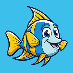 cartoon fish vector illustration
