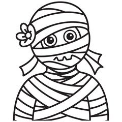 Sweet Halloween Coloring Pages for Adults