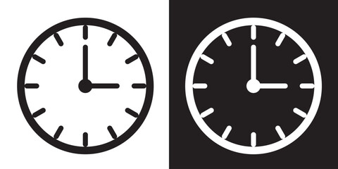 Timers and clock vector icon . Vector illustration. EPS 10/AI