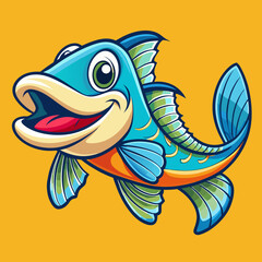 vector illustration of fish