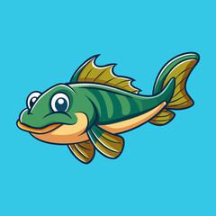 vector illustration of fish