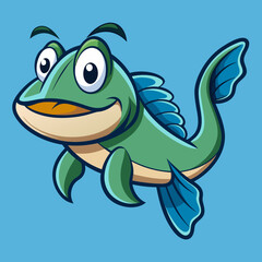 funny fish cartoon