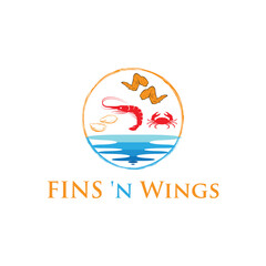 Fresh and appetizing seafood logo featuring fish, waves, or shrimp icons, perfect for seafood restaurants, fish markets, coastal kitchens, or ocean-to-table food brands.

