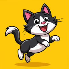 cartoon cat with a big smile