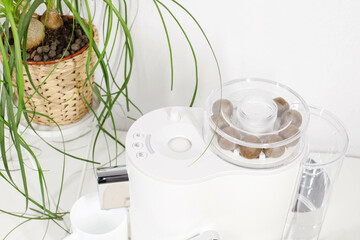 coffee machine with coffee capsules top view