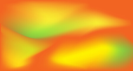 Yellow and green vector background