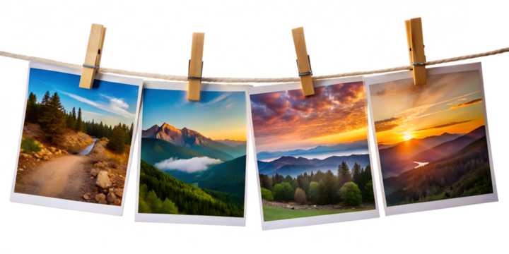 montage of images of nature isolated on white background. PNG Transparent file type with high definition quality And vibrant color grading Available. - Powered by Adobe