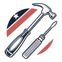 Two-in-One Tools Icons – Editable Vector Utility Set