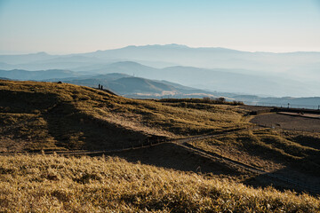 Serene Mountain Landscape Overlooking Hakone Mototsumiya Shrine