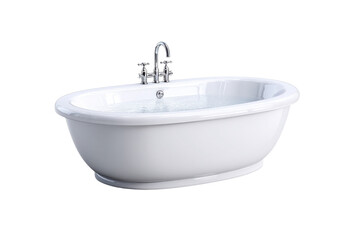 Fototapeta premium Bathtub isolated on transparent background 