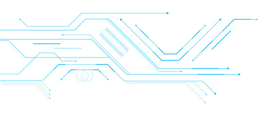 Vector modern digital circuit technology background