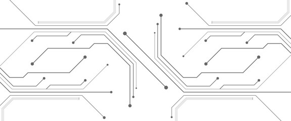 Vector modern digital circuit technology background