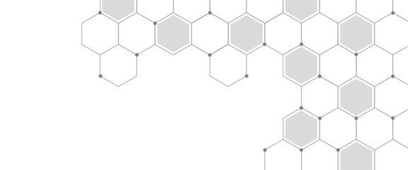 Vector modern hexagonal background texture pattern