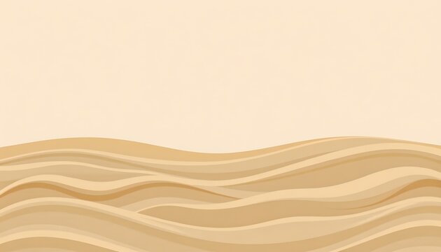 gradient of soft sand to ivory tones, horizontal transition with beach inspired calm mood, smooth and balanced backdrop
