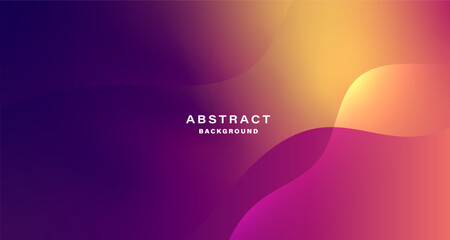 Fototapeta na wymiar Multi colored abstract background with smooth gradient curves