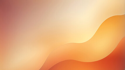 Soft Warm Orange Abstract Background with Gentle Light Gradients and Smooth Colour Blend AI