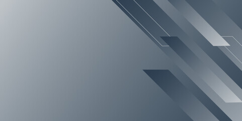 Modern Gray Layers: Abstract Background with Geometric Lines. shiny lines layers. Dynamic shapes composition. Texture with light silver rectangle element decoration. illustration for presentation.	