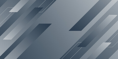 Modern Gray Layers: Abstract Background with Geometric Lines. shiny lines layers. Dynamic shapes composition. Texture with light silver rectangle element decoration. illustration for presentation.	