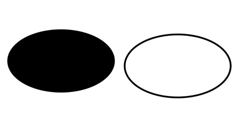 Abstract Circle and Square Minimalist Line Art – Black Background