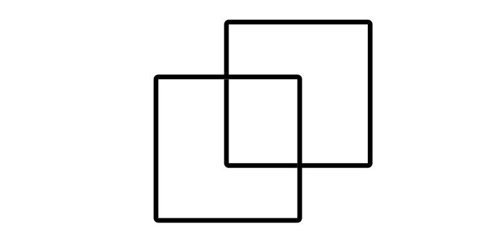 Offset Layered Frame UI – Overlapping Transparent Boxes Template"
