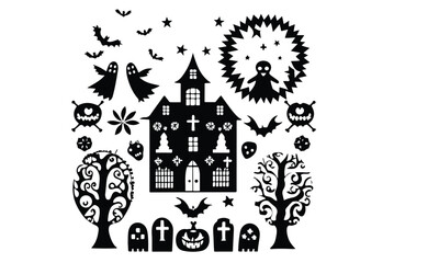 Halloween vector element