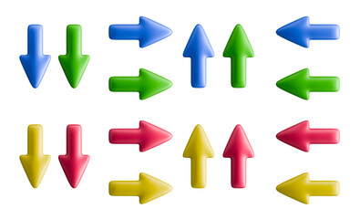 Vividly clear arrows show multiple directions straight ahead.