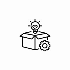 idea development icon sign vector