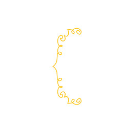 Golden Curly Bracket