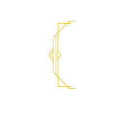 Golden Curly Bracket