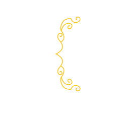 Golden Curly Bracket