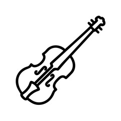violin vector illustration