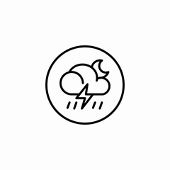 sun rain icon sign vector