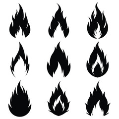 fire icons , fire icons set