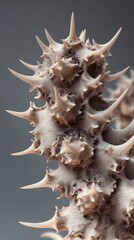 Obraz premium Close-up of a unique spiky plant structure with intricate details.