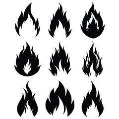 fire icons , fire icons set