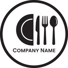 Plate Logo for Elegant Dining Brands.
