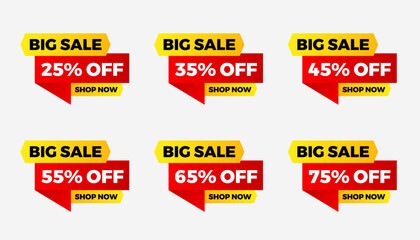 Discount sale labels vector template. Price Drop, big sale, final sale, flash sale background. Discount Promotion marketing poster design for web and Social.