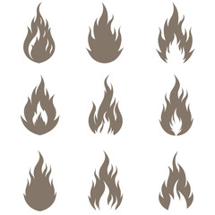 fire icons , fire icons set