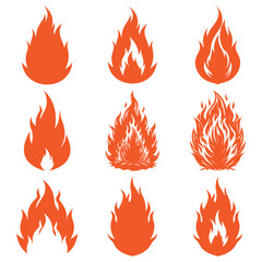 fire icons , fire icons set