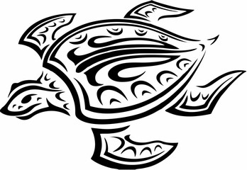 Tribal Turtle Symbol.eps