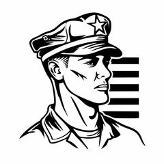 Doodle inspired american sold...