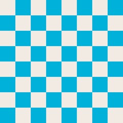 Seamless pattern with colorful check