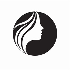 Elegant Female Head Profile I...