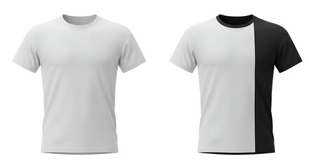 Blank T-Shirts: White & Black