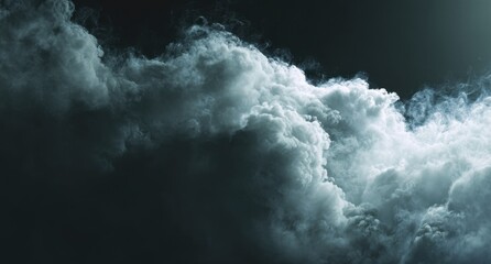 Obraz premium Dramatic Sky A Landscape with Impressive Clouds Formation